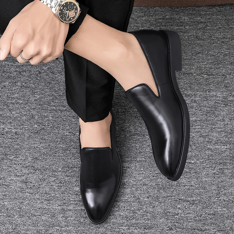Slip-On Leather Shoes