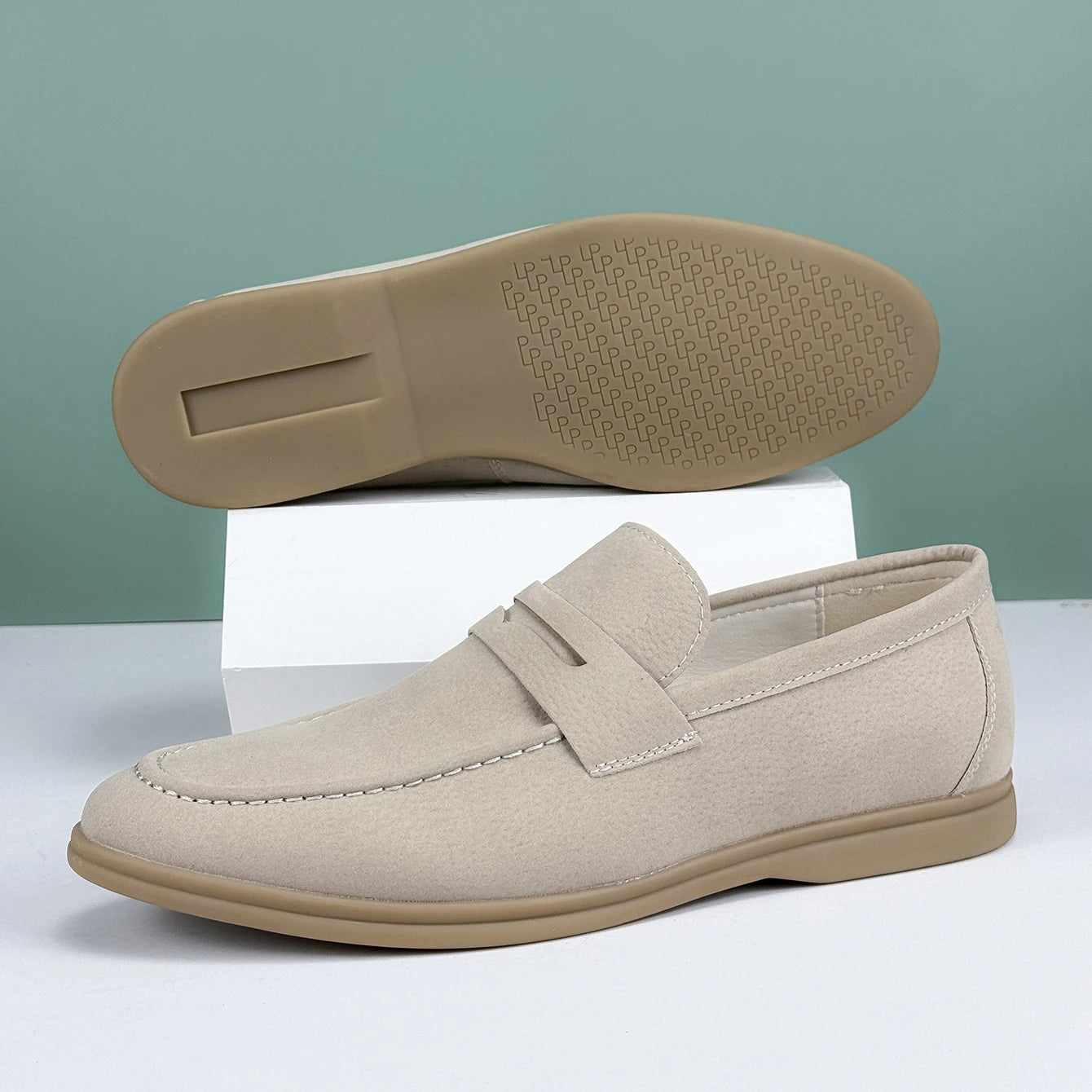 Casual Suede Penny Loafers