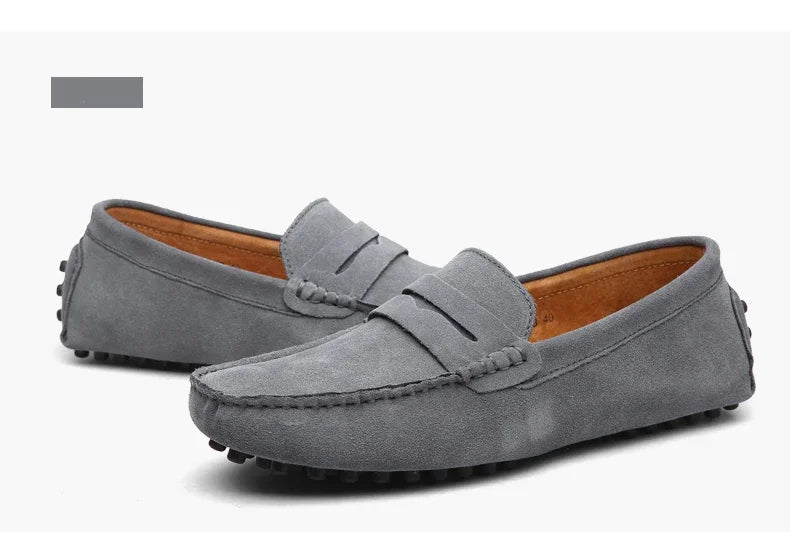 Suede Driver loafers