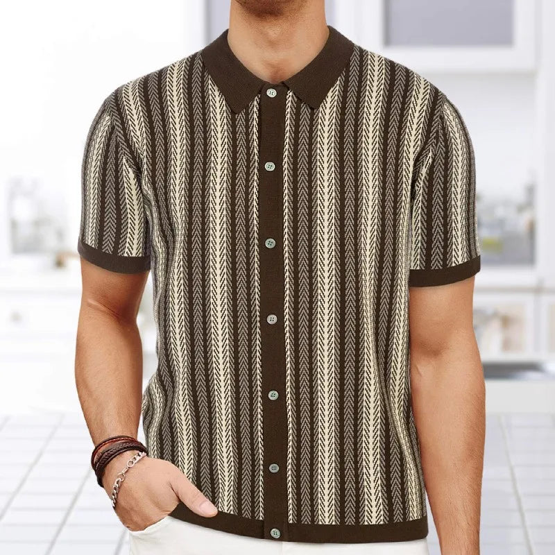 Trieste Knitted Button Down