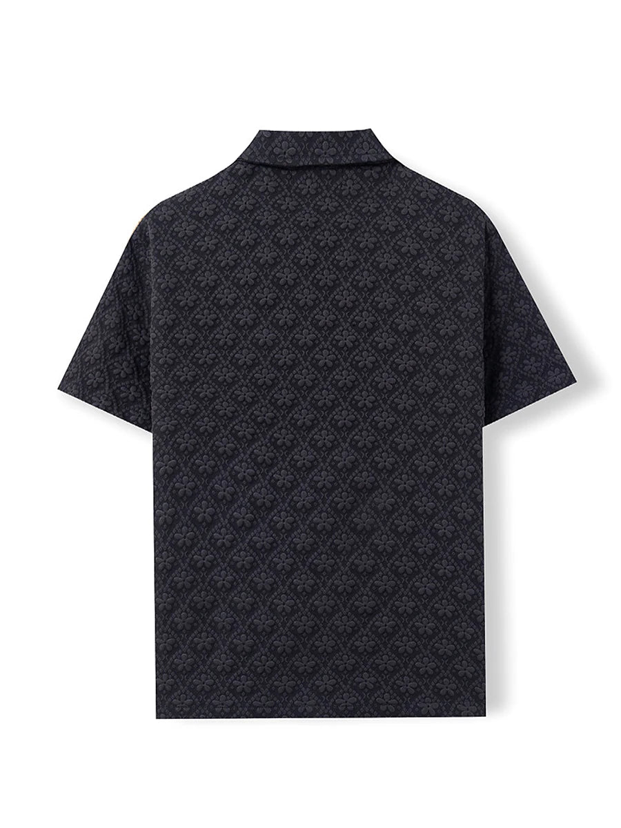Floral Textured Button Down