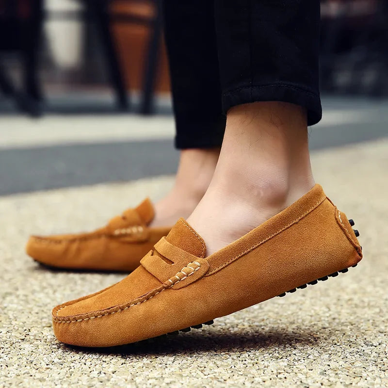 Nobilta Suede Driver Loafers