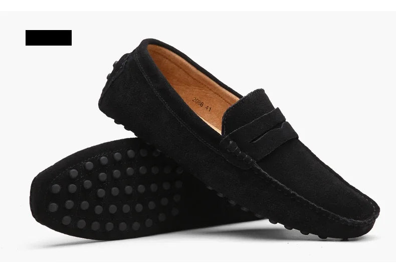 Suede Driver loafers
