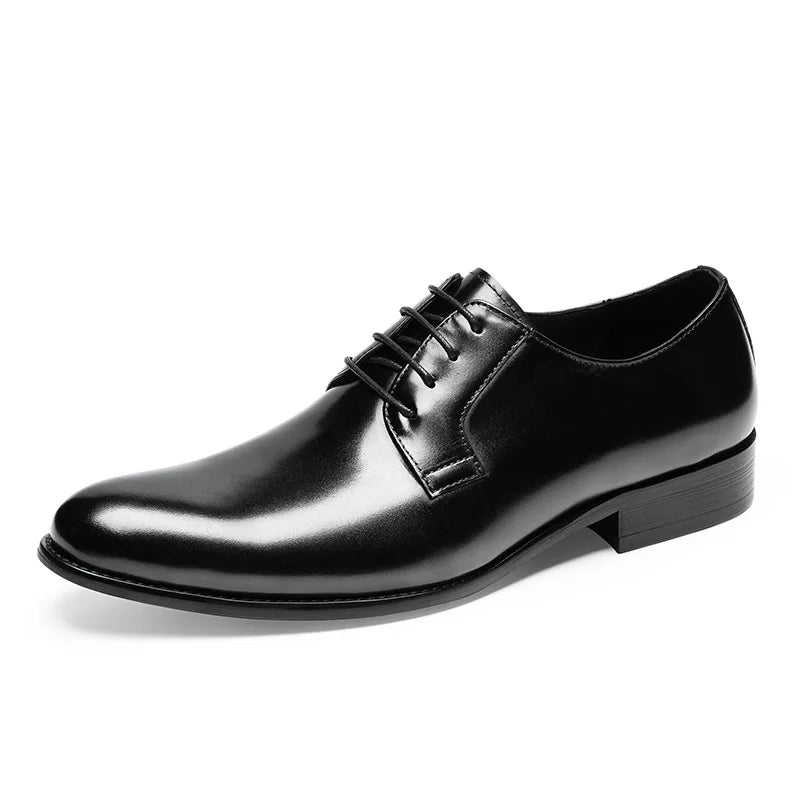 Nobilta Wood Pattern Derby Dress Shoes
