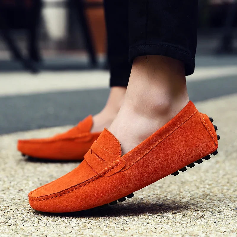Suede Driver loafers