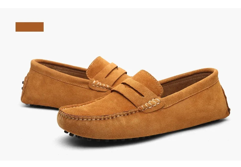 Suede Driver loafers