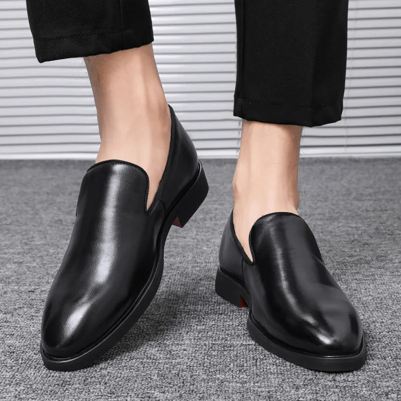 Slip-On Leather Shoes