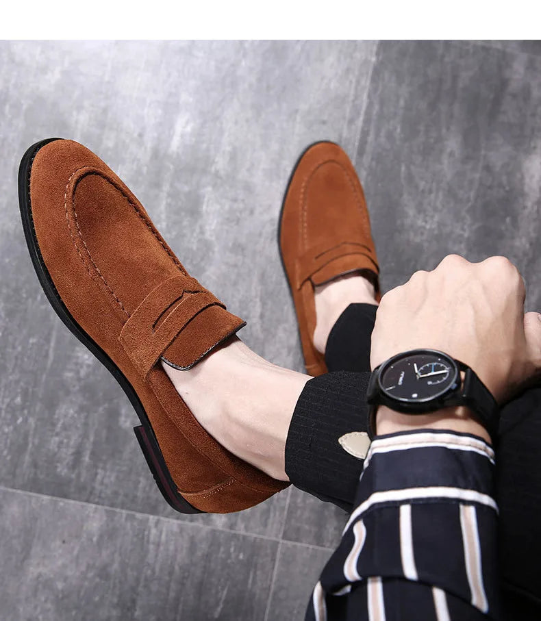 Nobilta Suede Penny Loafers