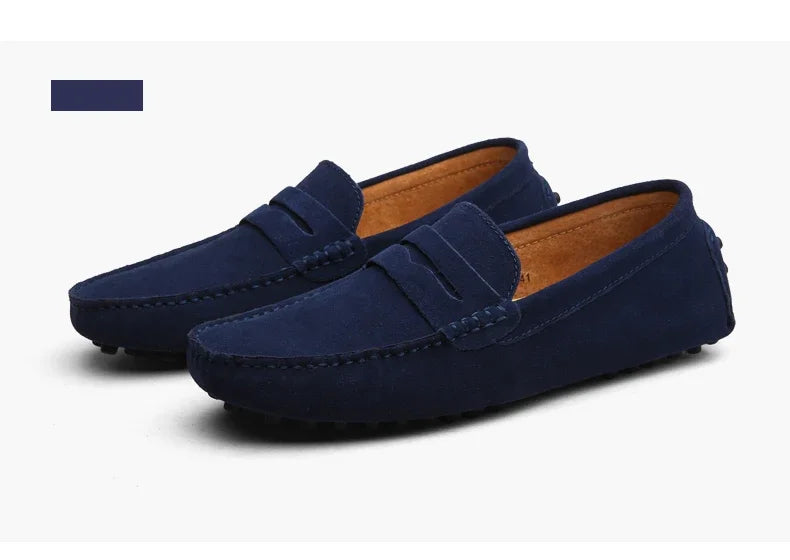 Suede Driver loafers