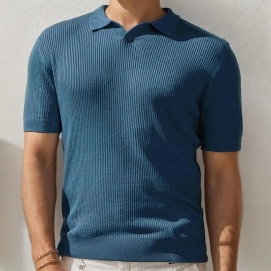 Ripple V-Neck Polo