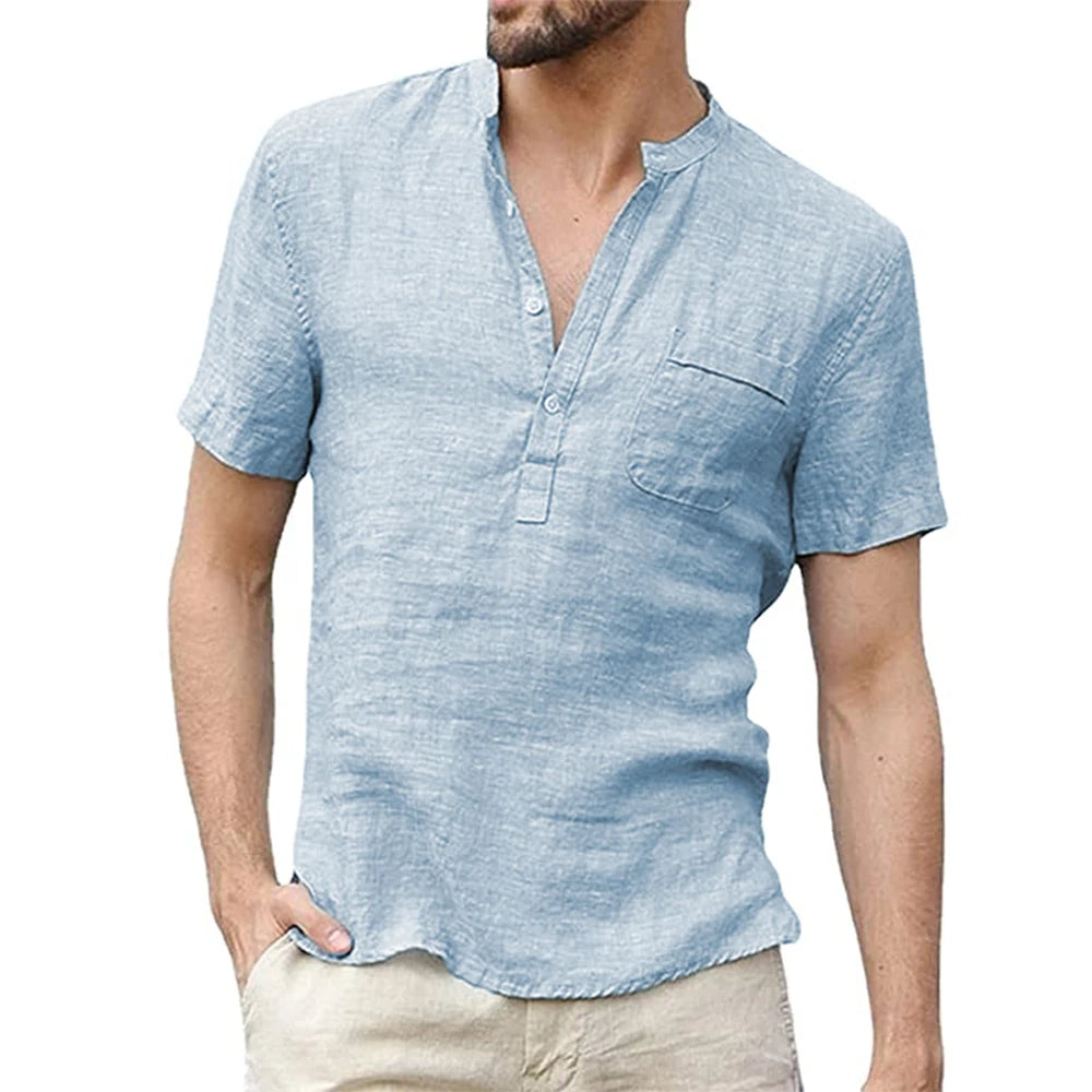 Cotton and Linen Summer T shirt