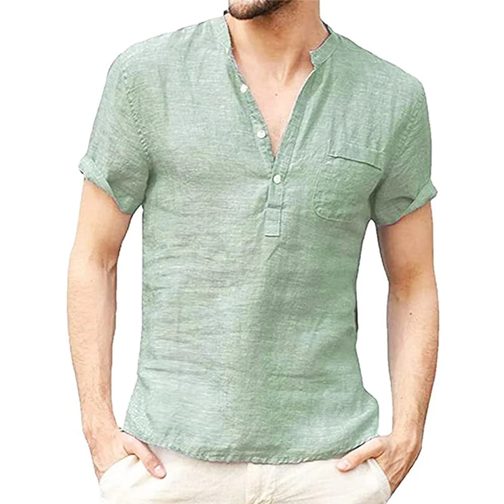 Cotton and Linen Summer T shirt