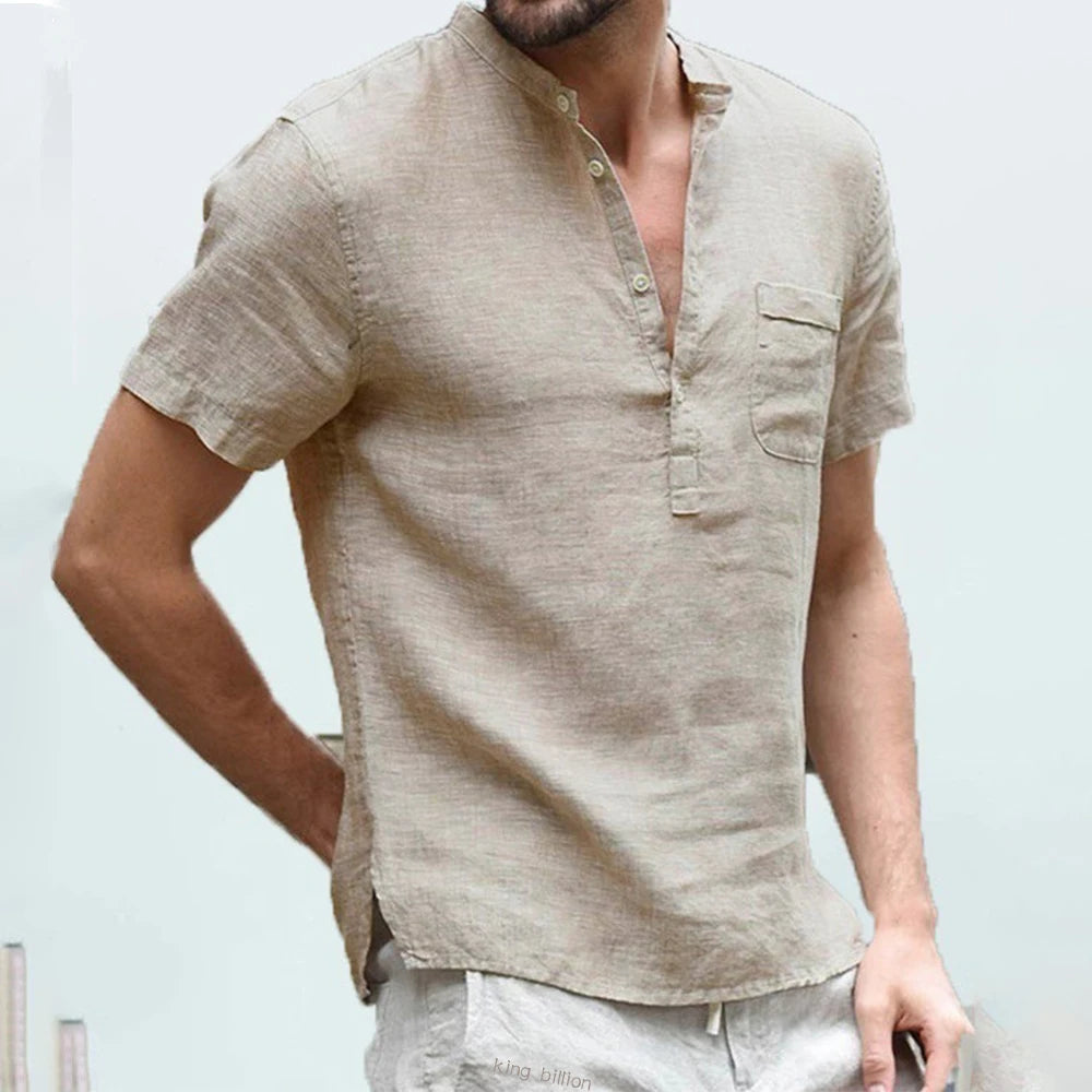 Cotton and Linen Summer T shirt