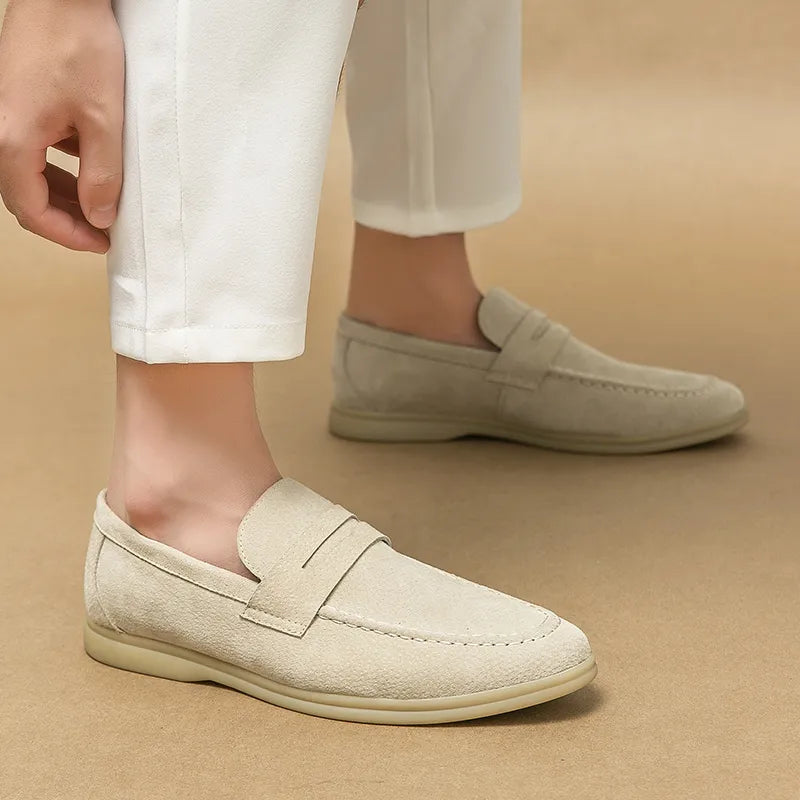 Suede Loafers