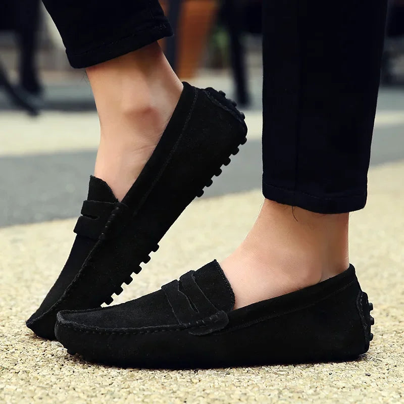Nobilta Suede Driver Loafers
