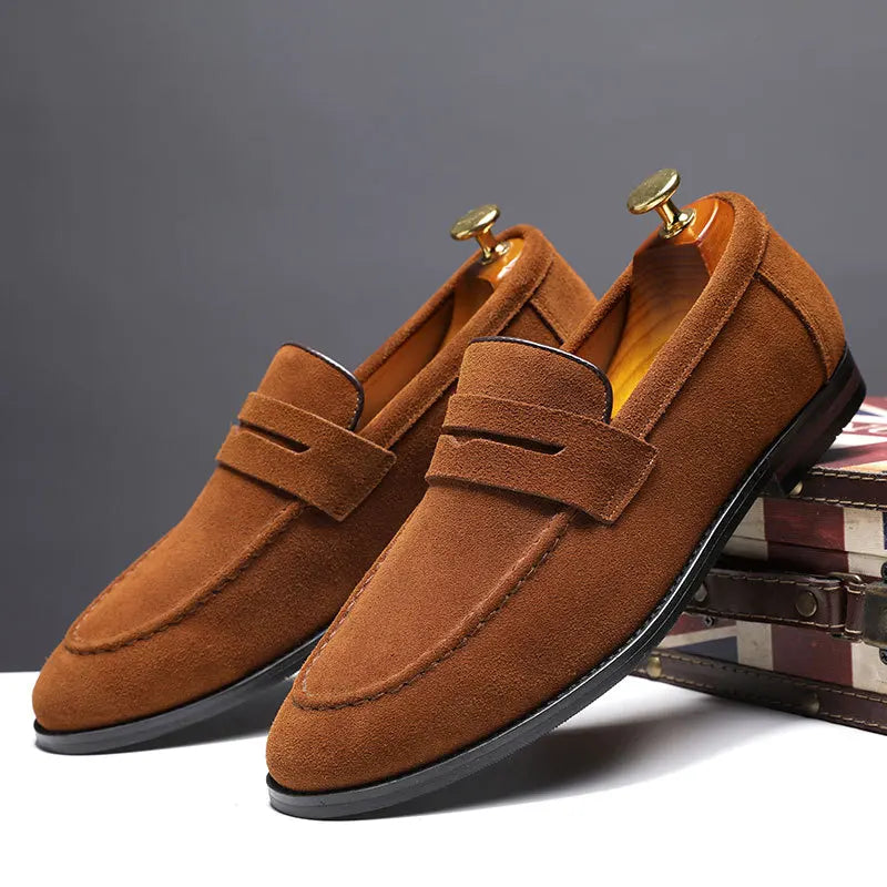 Nobilta Suede Penny Loafers