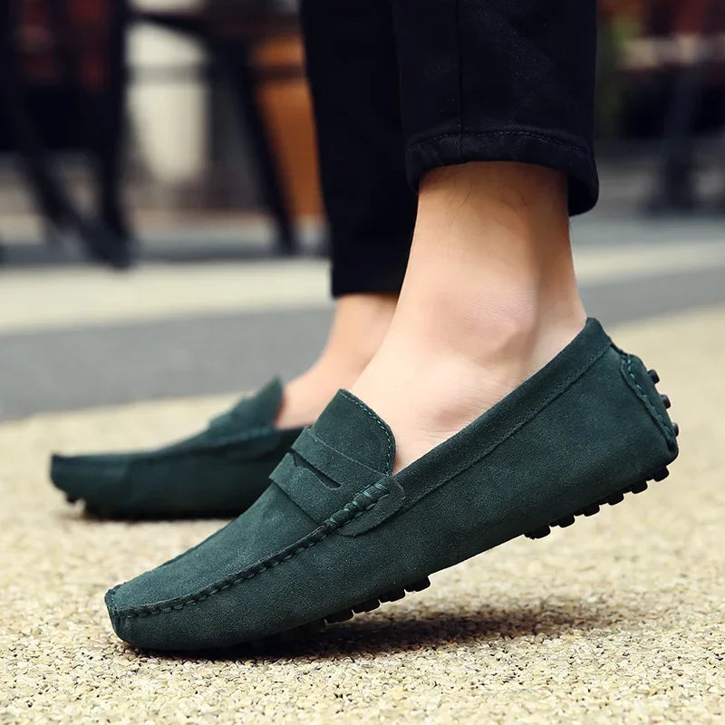 Nobilta Suede Driver Loafers