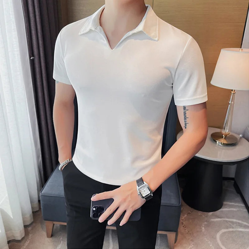 Classic V-Neck Polo