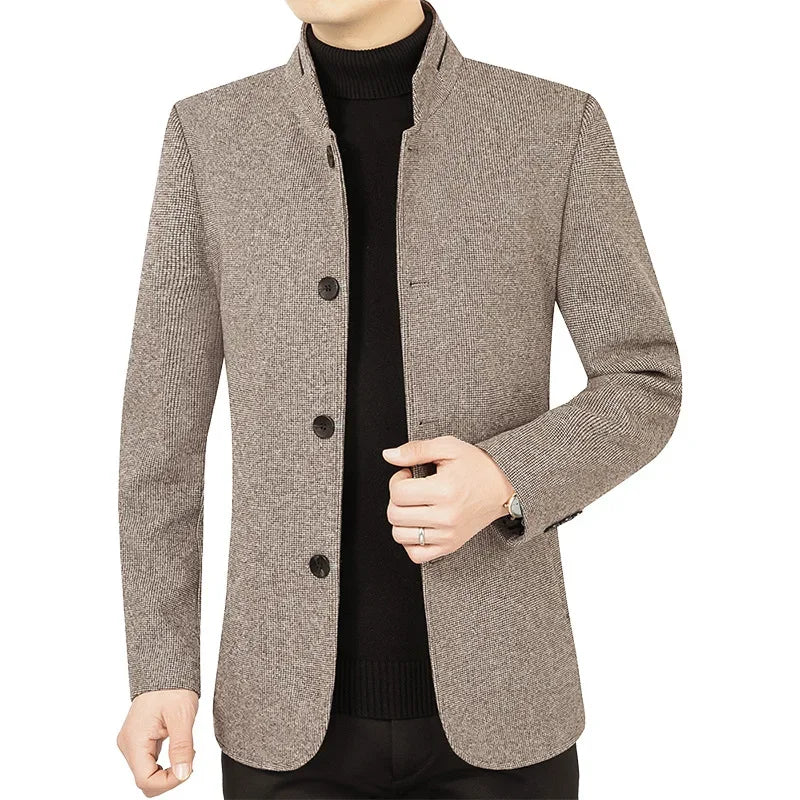 Wool Coat Blazer Style