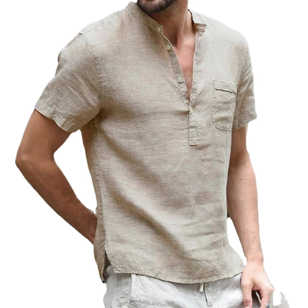 Cotton and Linen Summer T shirt