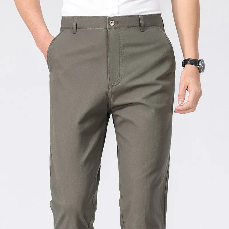 100% Cotton Straight Pants