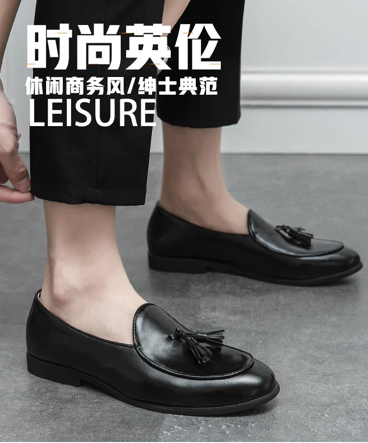 Men Formal Shoes Tassel Loafers