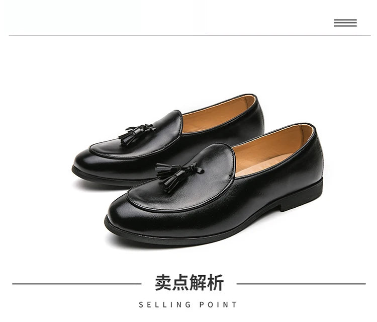 Men Formal Shoes Tassel Loafers