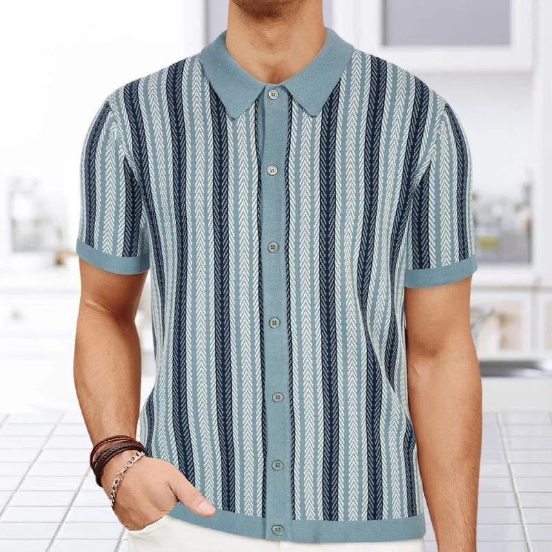 Trieste Knitted Button Down