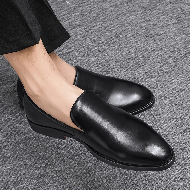 Slip-On Leather Shoes