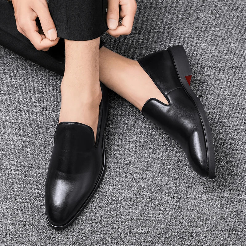 Slip-On Leather Shoes