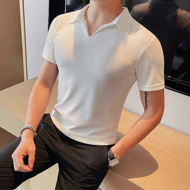 Classic V-Neck Polo