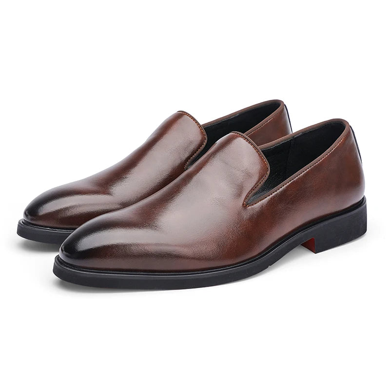 Slip-On Leather Shoes
