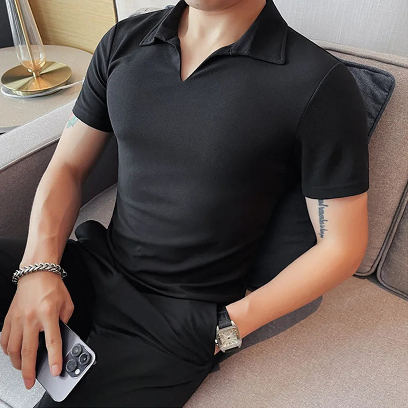 Classic V-Neck Polo