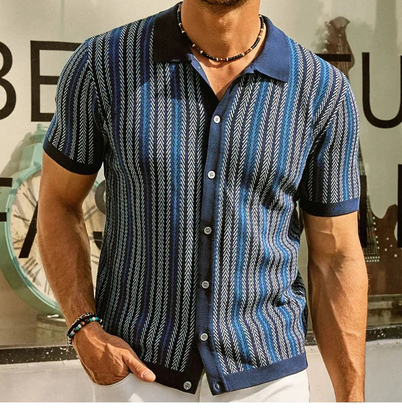 Trieste Knitted Button Down