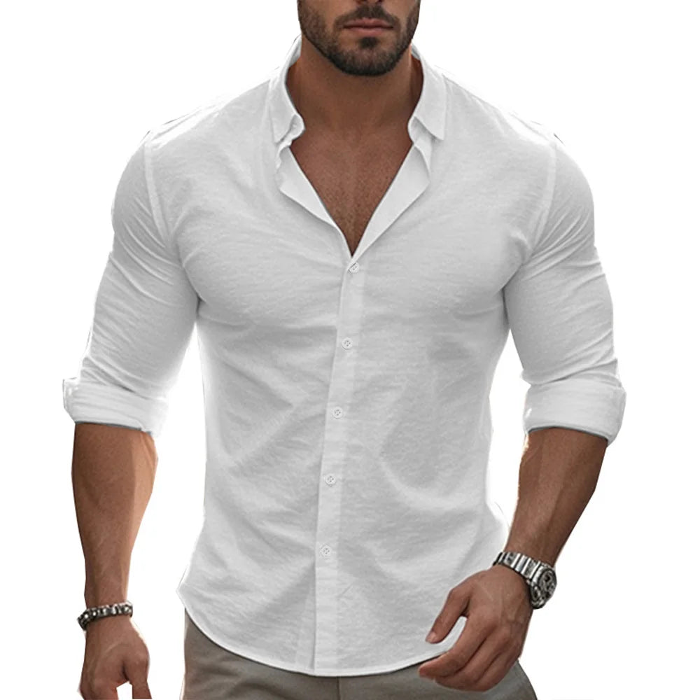 Classic linen Button Down
