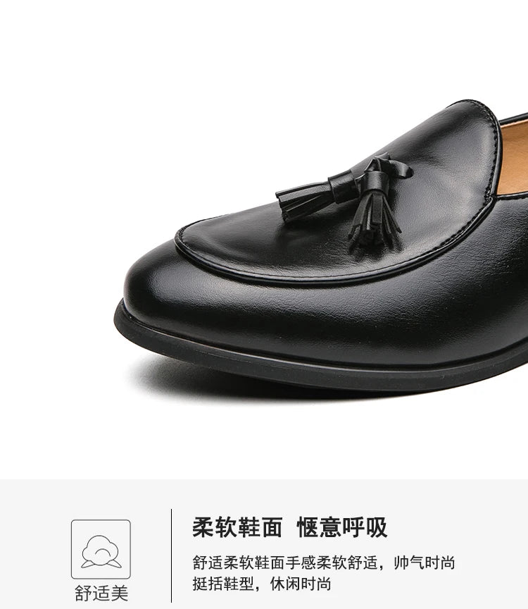 Men Formal Shoes Tassel Loafers