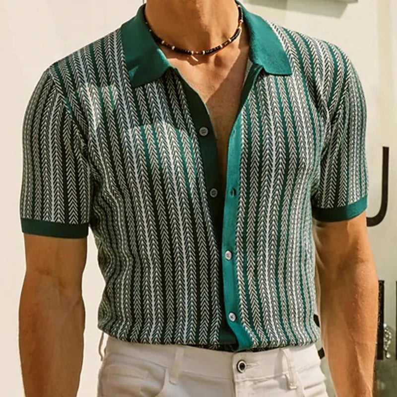 Trieste Knitted Button Down