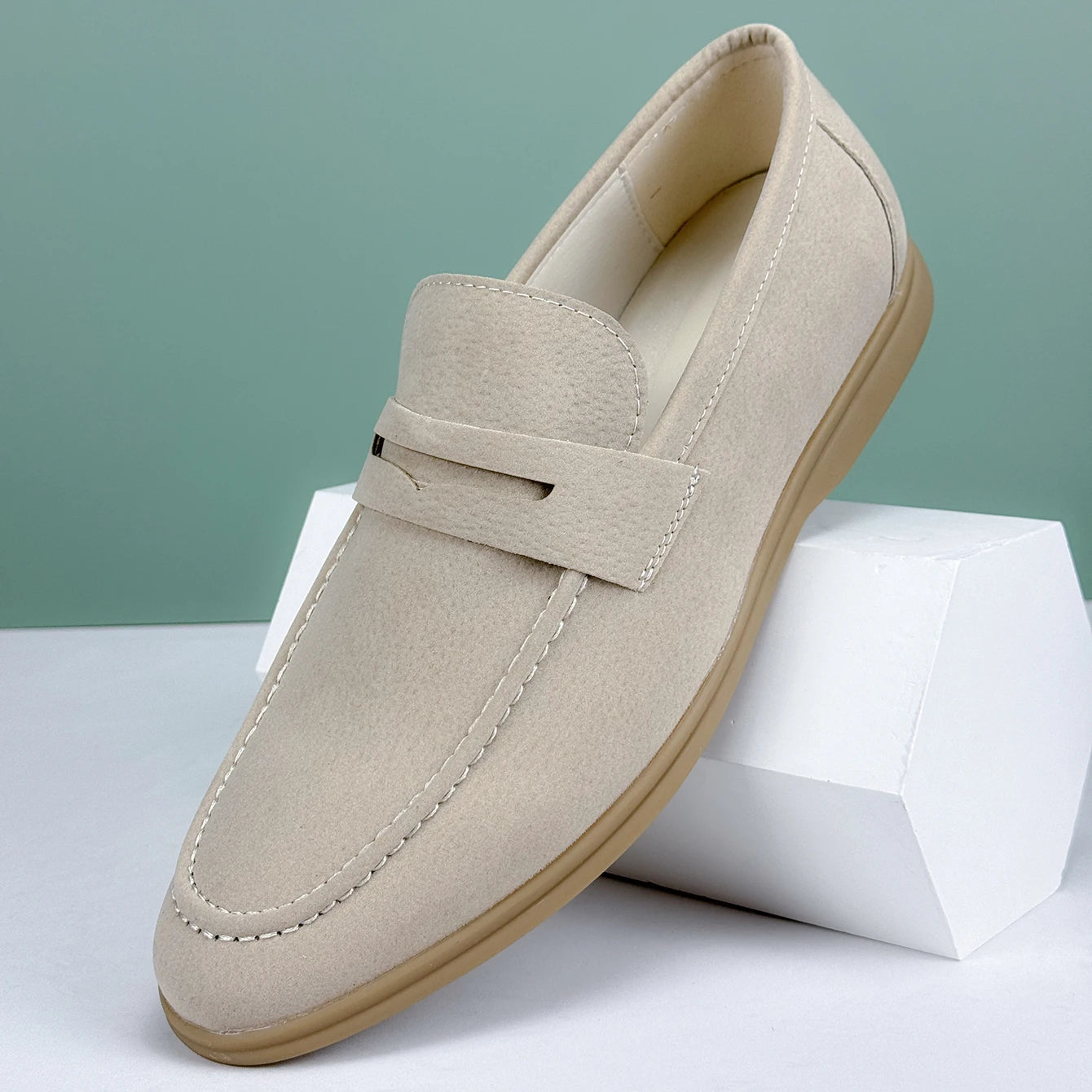 Casual Suede Penny Loafers