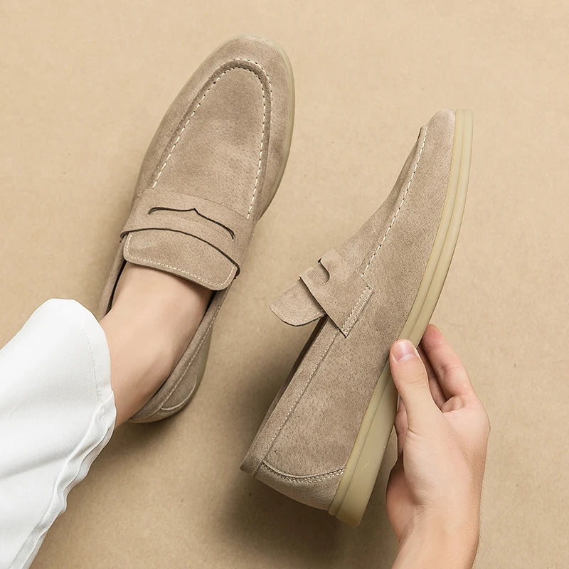 Suede Loafers