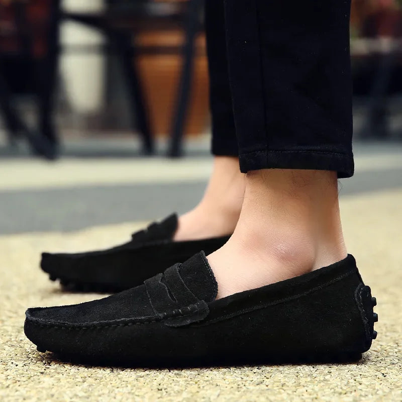 Nobilta Suede Driver Loafers