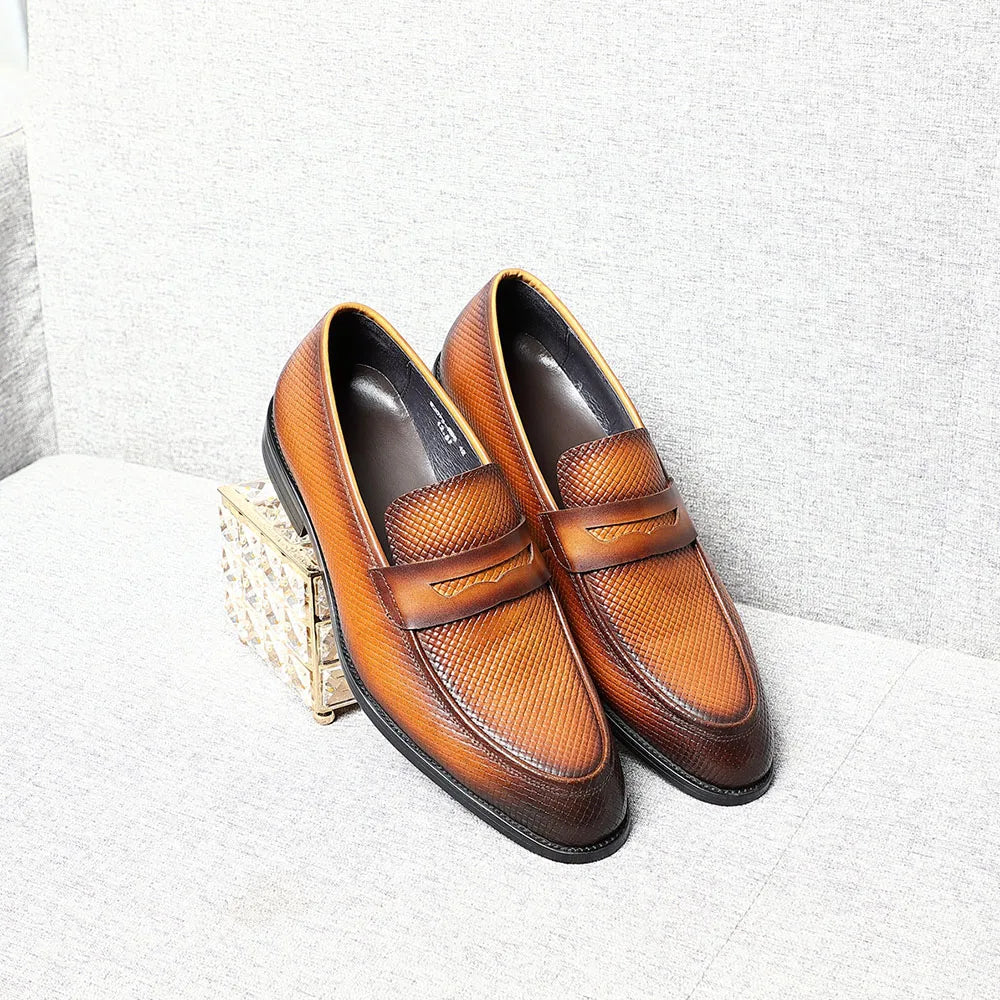 Morreti Patterned Loafers