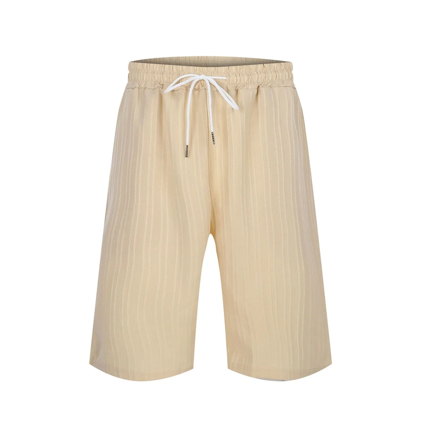 Textured Linen Shorts