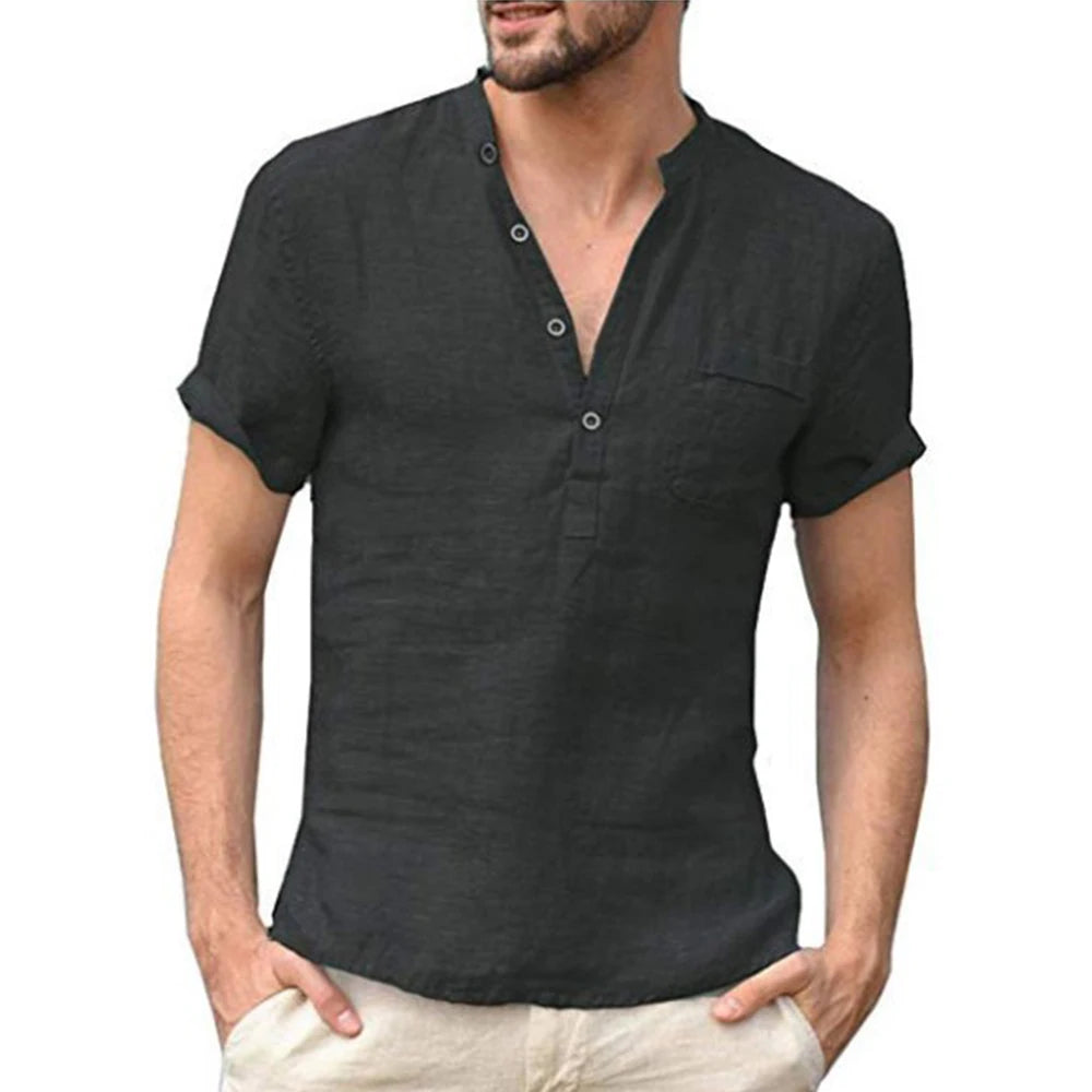 Cotton and Linen Summer T shirt