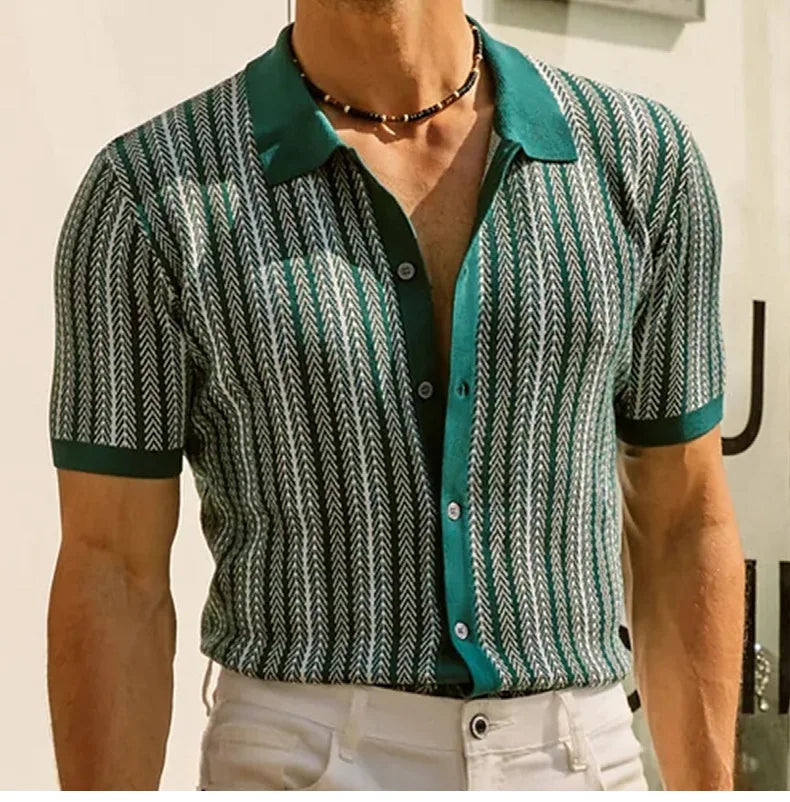 Trieste Knitted Button Down