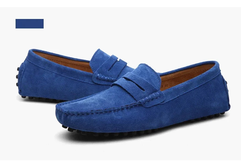 Suede Driver loafers