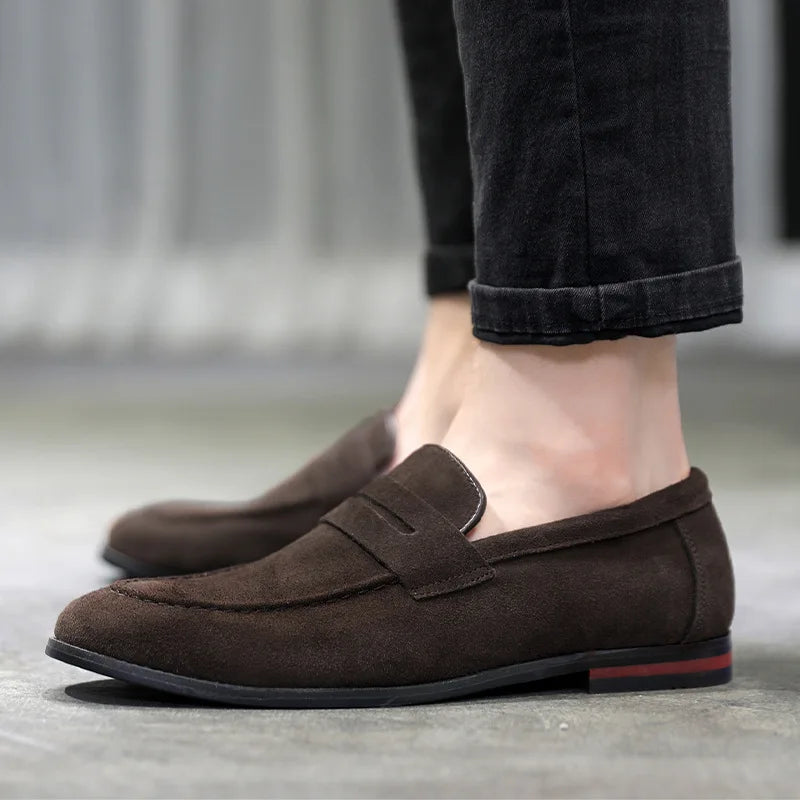 Nobilta Suede Penny Loafers