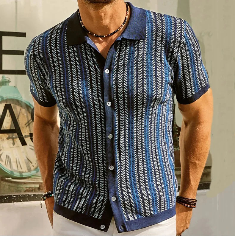 Trieste Knitted Button Down