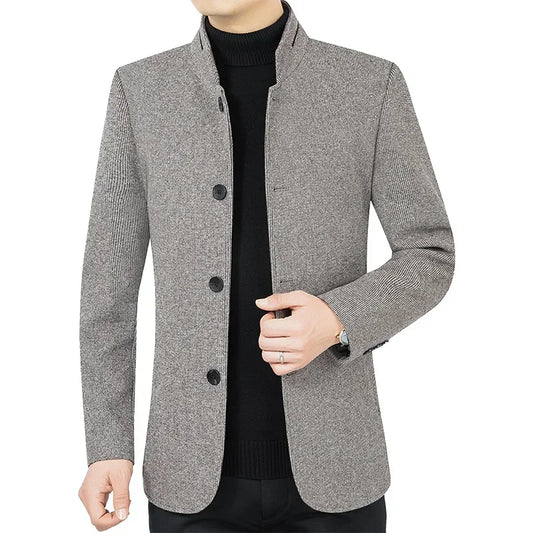 Wool Coat Blazer Style