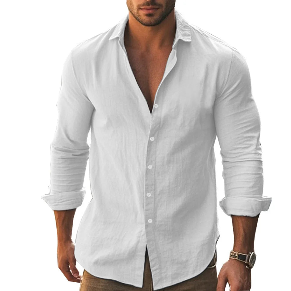 Classic linen Button Down