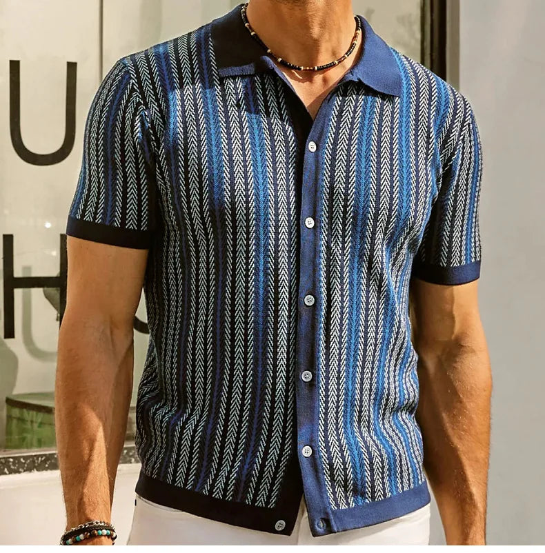 Trieste Knitted Button Down